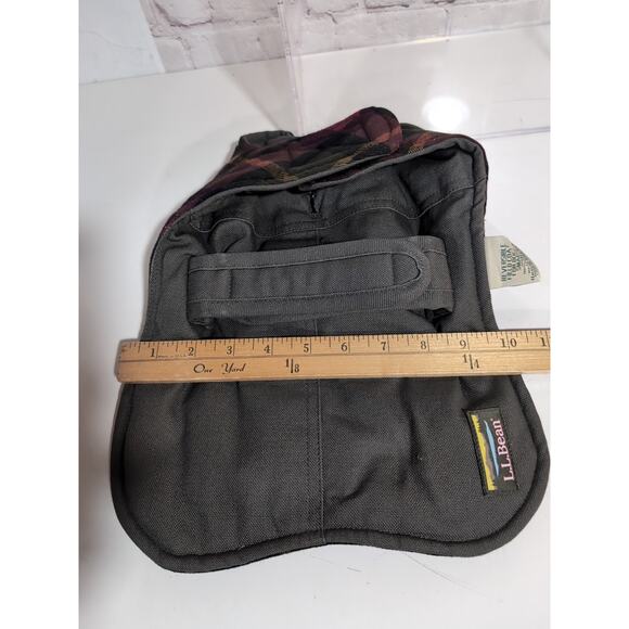 LL Bean Reversible Field Coat For Dogs Saddle Gray Plaid Cotton Outdoor Small - Picture 10 of 10